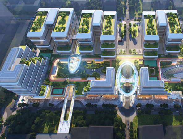 某个智能制造产业园区，工厂规划设计