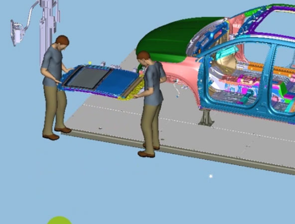 PDPS人机工程仿真